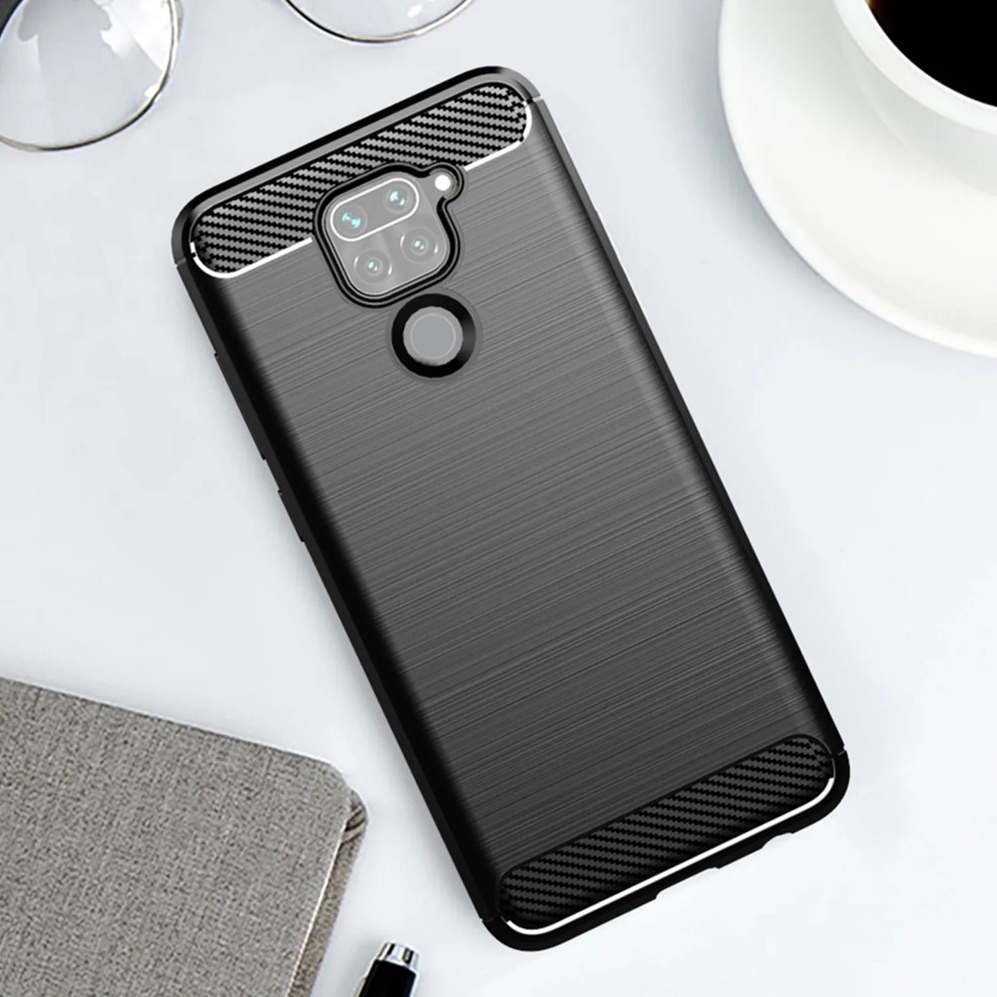 Carbon Fiber Case For Redmi Note 9 9t 9s 9pro max Soft Silicone Shockproof Phone Cover for xaomi redmi note9 4g 9 Pro