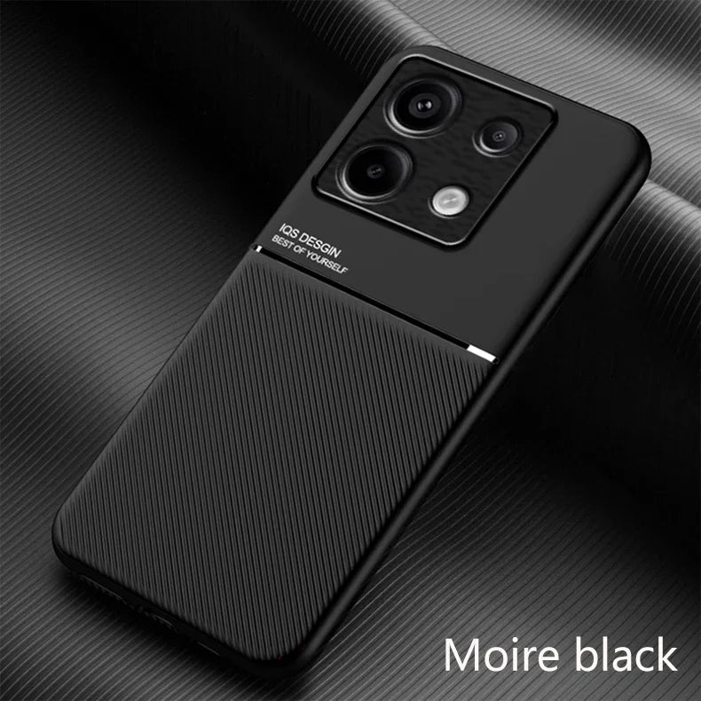 For Xiaomi Redmi Note 13 Pro Plus 5G Case Leather Texture Magnetic Holder Phoen Case Redmi Note 12 11 Pro Plus 12C 13C 4G Cover