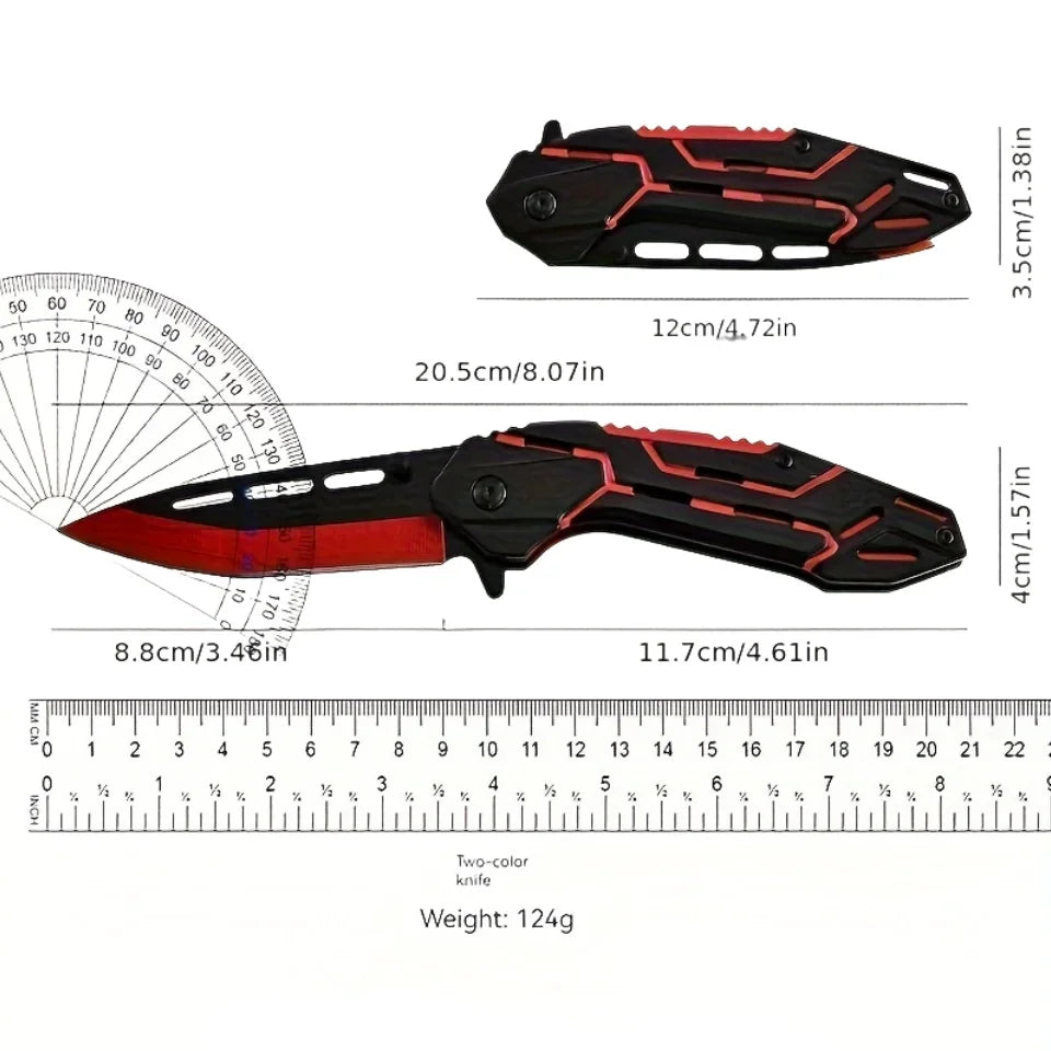 High Hardness Outdoor Folding Knife Camping Portable Self-defense Knife Stainless Steel Survival Tactical Knife EDC Multitool