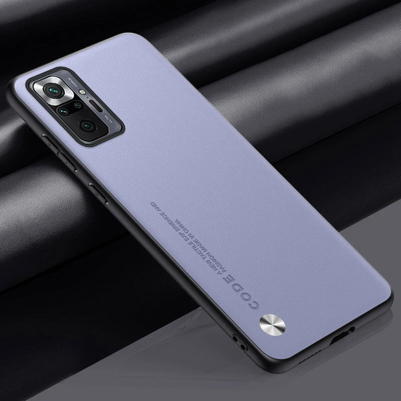 Luxury PU Leather Case For Xiaomi Redmi Note 10 Pro Back Cover Silicone Protection Phone Case For Redmi Note 10S 10 4G 10T 5G