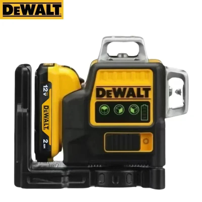 DEWALT  Laser Level DW089LG Self Levelling 12 Line 3 x 360 Degrees Green Beam Laser 12V MAX Li-Ion Battery Lasers