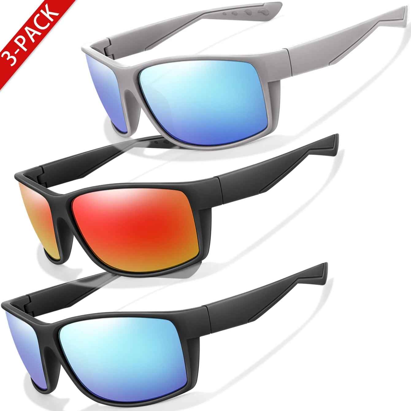 LOISRUBY Brand Cycling Sunglasses Man Women Classics Eyewear Outdoor Sports Driving Fishing Multi Colour Shades UV400