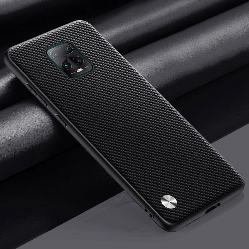 Luxury PU Leather Case For Xiaomi Redmi Note 9 Pro Back Cover Matte Silicone Protection Phone Case For Redmi Note 9S Note9 Pro