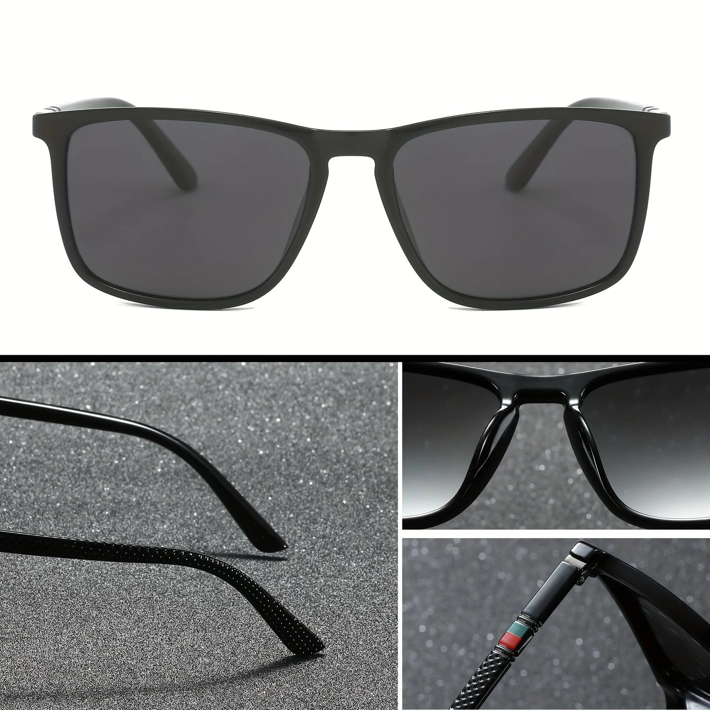 2/3PCS NEW 2025 Square Polarized Sunglasses Anti Glare Sun Shades For Summer Party Vacation Travel Driving Fishing UV400