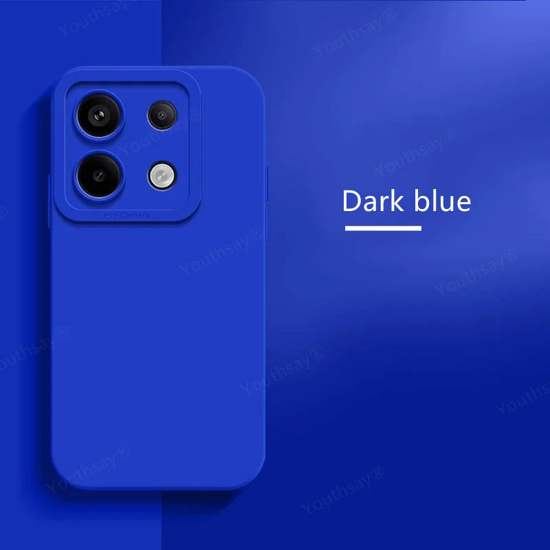 For Poco X6 5G Case Xiaomi Poco X6 Pro Cover Fundas Coque Camera Protector Original Liquid Silicone Soft Back Case Poco X6