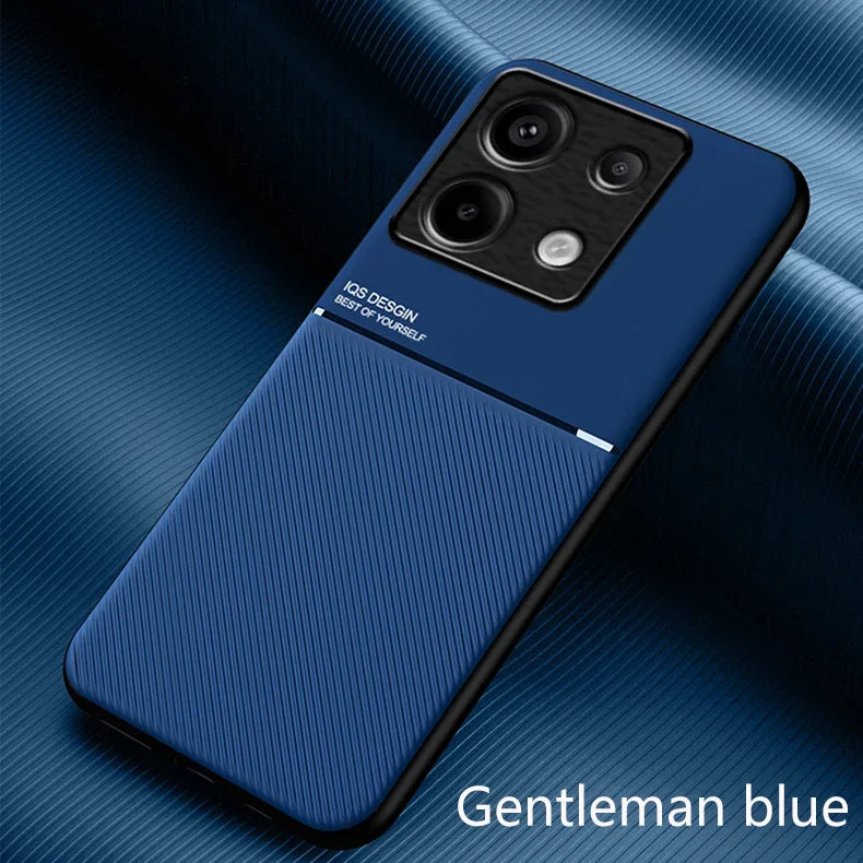 For Xiaomi Redmi Note 13 Pro Plus 5G Case Leather Texture Magnetic Holder Phoen Case Redmi Note 12 11 Pro Plus 12C 13C 4G Cover