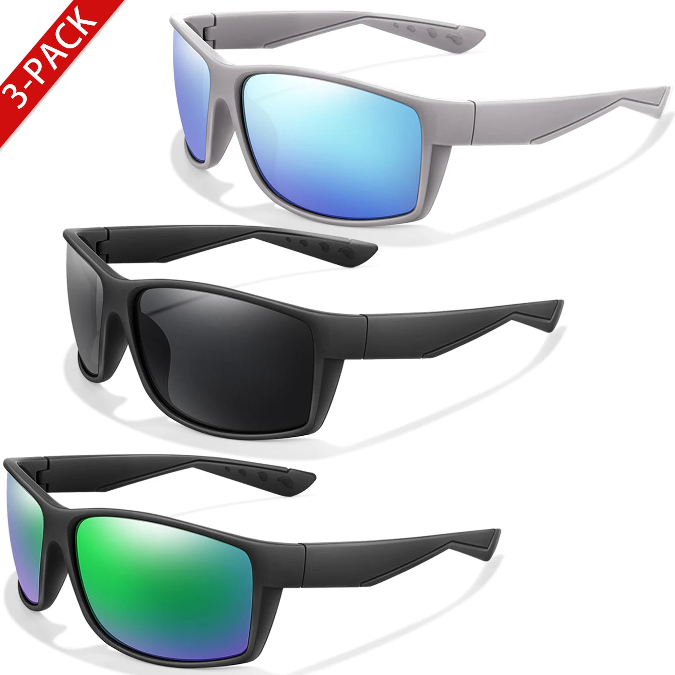 LOISRUBY Brand Cycling Sunglasses Man Women Classics Eyewear Outdoor Sports Driving Fishing Multi Colour Shades UV400