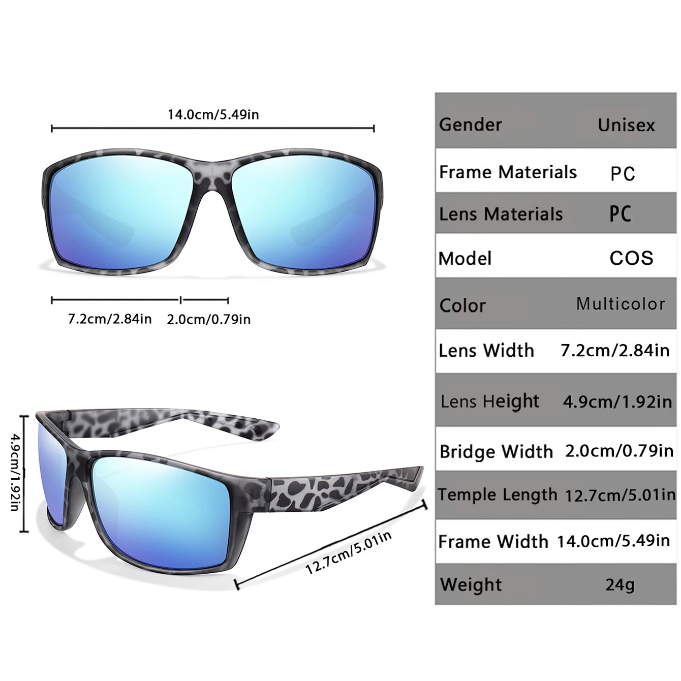 LOISRUBY Brand Cycling Sunglasses Man Women Classics Eyewear Outdoor Sports Driving Fishing Multi Colour Shades UV400