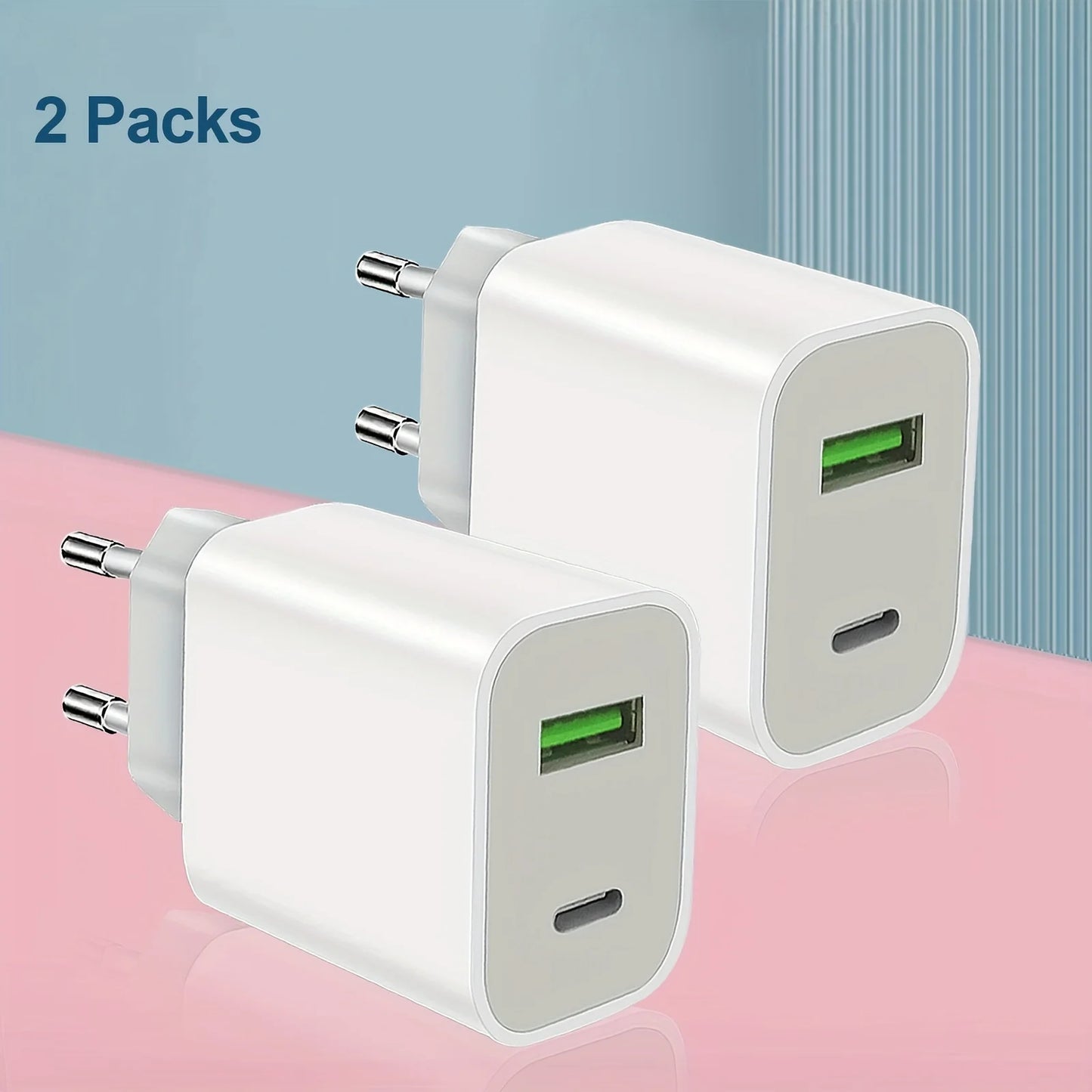 USB C Charger Block   Power Adapter Wall Charger, Double Fast Plug Charging Brick for iPhone 14/14 Pro/13/12/11/XS