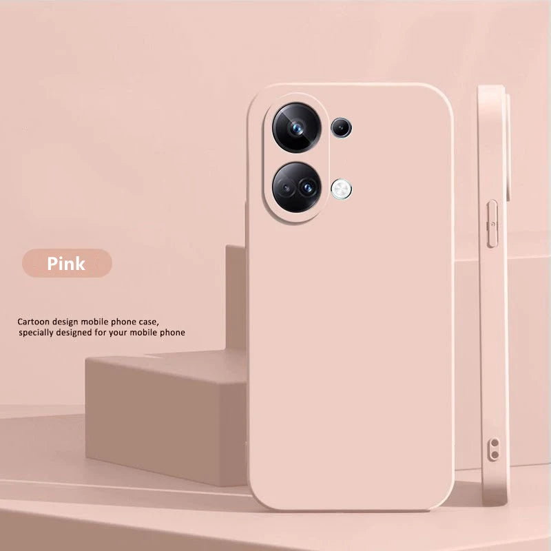 For Poco M6 Pro Cover Case For Xiaomi Poco M6 Pro Fundas Coque Soft TPU Original Liquid Silicone Luxury Back Case Poco M6 Pro 4G