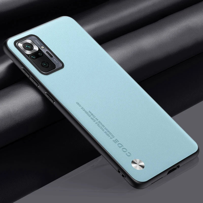 Luxury PU Leather Case For Xiaomi Redmi Note 10 Pro Back Cover Silicone Protection Phone Case For Redmi Note 10S 10 4G 10T 5G