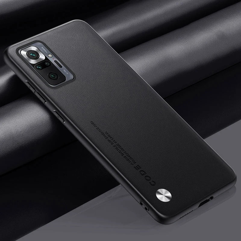 Luxury PU Leather Case For Xiaomi Redmi Note 10 Pro Back Cover Silicone Protection Phone Case For Redmi Note 10S 10 4G 10T 5G