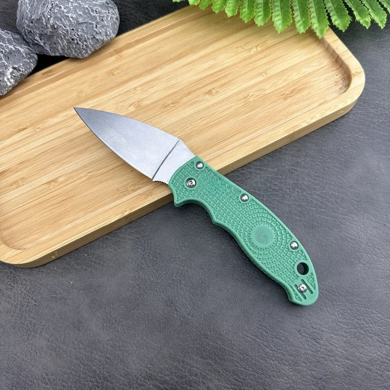 C101 multi-color nylon fiber handle folding knife Outdoor tactical military hunting knife multi-purpose EDC tool Men's gift