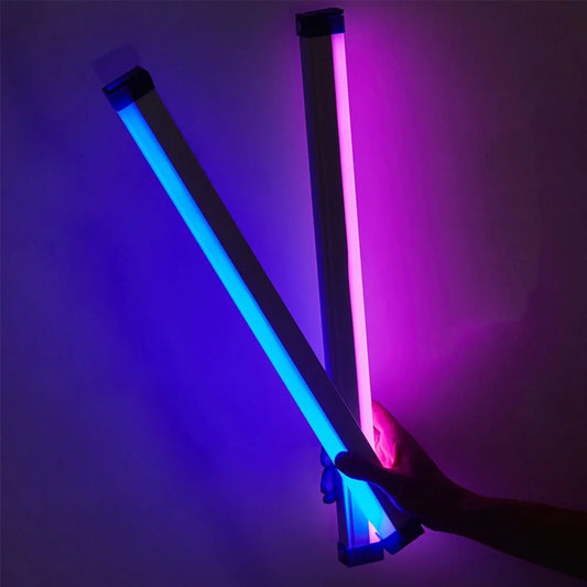 Colorful Tube Light RGB Light 17cm/32cm USB Light Night Light purple Blue Light Stick Room LampHandheld Hanging Fill Light Photo